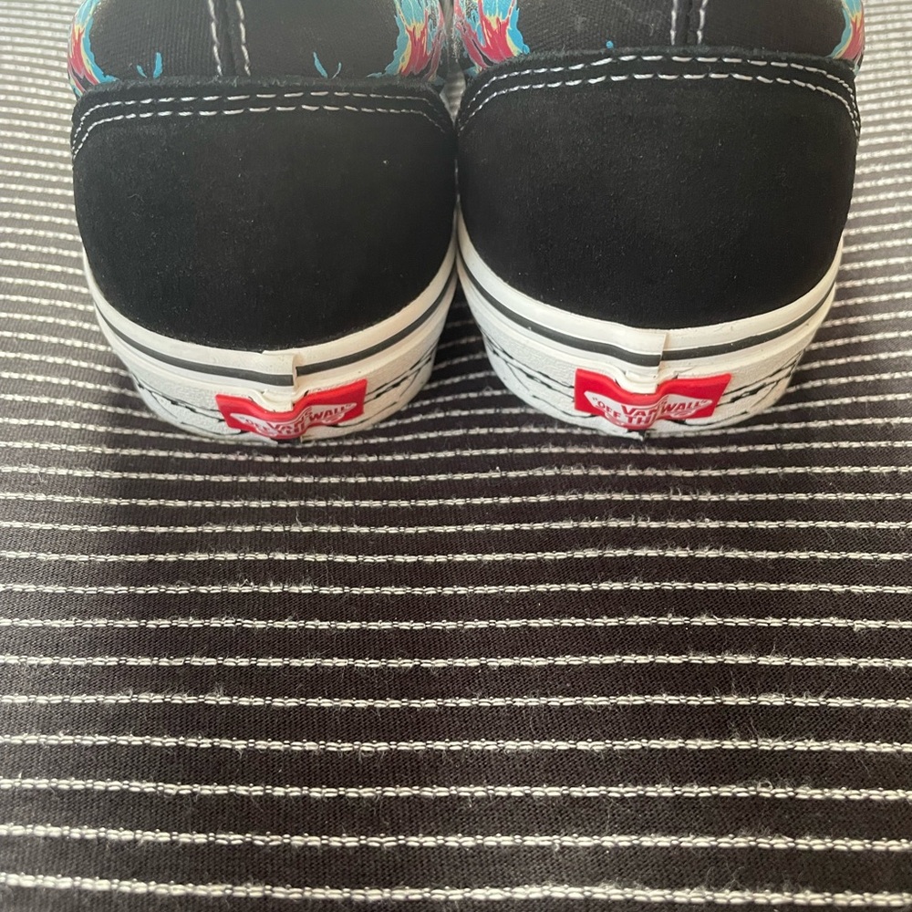 Vans Black Glow-in-the-Dark Men's Shoes - Picture 4 of 5